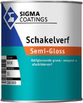 Sigma Schakelverf Semi-Gloss 2,5 liter Wit