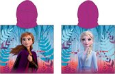 Badponcho Frozen Ii Meisjes 50 X 115 Cm Katoen Paars