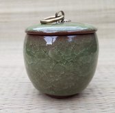 Mini Urn keramiek Jade groen 60ml