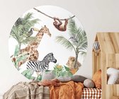 Behangcirkel 125cm Studio Wallz - Jungle Afrika