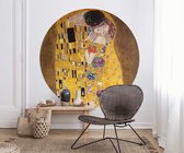 Behangcirkel 100cm De kus, Gustav Klimt - Wallz
