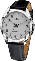 ATRIUM Horloge Dames Leer Zwart - A11-10