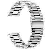 Horlogeband - Metaal Schakel - 22mm - zilver