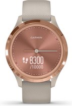 Garmin Vivomove 3S Hybrid Smartwatch - Echte wijzers - Verborgen touchscreen - Connected GPS - Rose Gold/Tundra
