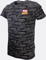 Marvel Comics Titels All Over Print T-Shirt - Officiële Merchandise