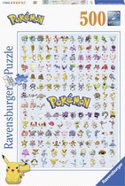 Ravensburger puzzel Eerste generatie Pokémon - legpuzzel - 500 stukjes