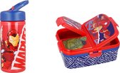 The Avengers - lunchbox / broodtrommel multi compartimenten (incl.  drinkbeker van 400ml) BPA Free