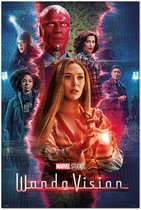 WandaVision poster - Marvel - TV serie - Superhelden - Scarlet Witch - Vision - 61 x91.5 cm