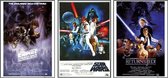 Star Wars Posters -set van 3 verschillende Star Wars posters - Aanbieding- 61x91.5cm
