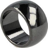 Edelstenen Ring Hematiet Magneet (Maat 22)