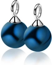 Zinzi Silver Jewels Blue Pearl oorringhangers ZICH266B