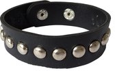 Fako Bijoux® - Armband - Studs - Bol Klein - Zwart
