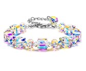 Semyco® armband Cubes Swarovski kristallen – 925 sterling - Cadeau vrouw verjaardag