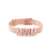 Mama Armband dames hart verstelbaar - 3 kleuren - Rose goudkleurig - armbandjes - armbandje verjaardag - cadeau voor haar - vrouw - Moederdag cadeautje