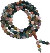 Yogi & Yogini naturals Mala agaat elastisch (6mm)