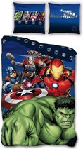 Marvel Avengers Dekbedovertrek Hulk - Eenpersoons - 140 x 200 cm - Polyester