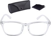 Blauw Licht Filter Bril Computerbril Anti Blue light glasses- Beeldschermbril - Game bril - Unisex - Transparant