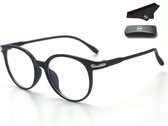 LC Eyewear Computerbril - Blauw Licht Bril - Blue Light Glasses - Unisex - Mat Zwart
