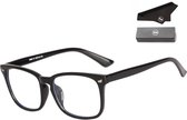 LC Eyewear Computerbril met Blauw Licht Filter - Design - Blue Light Glasses - Unisex - Zwart
