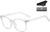 LC Eyewear Computerbril met Blauw Licht Filter - Design - Blue Light Glasses - Unisex - Transparant