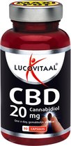 Lucovitaal CBD capsules 20 milligram Supplement - 90 capsules