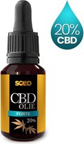 Solid – 20% CBD olie FORTE - 10ml – 2000mg - biologisch - in Nederland gemaakt - ISO 22000 certificering - SUPERIEURE KWALITEIT