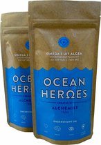 Ocean Heroes Omega 3 Algenolie - Hoge Concentratie EPA + DHA - 120 Capsules - Vegan Voedingssupplement