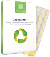 Healthspan ChondroMax | 120 tabletten | 500mg Optiflex glucosamine HCI & 400mg chondroïtinesulfaat | 20mg vitamine C | Gelatinevrij