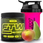 FTW NUTRITION - Fat Burner - Vetverbrander - 300G - Appel/peer - met gratis shakebeker