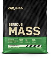 Optimum Nutrition Serious Mass - Weight Gainer / Mass Gainer - Cookies & Cream - 5455 gram (16 shakes)