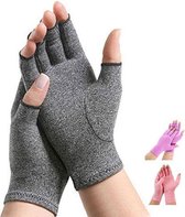 Therapeutische Reuma Artritis Compressie Handschoenen voor Pijnverlichting, Ondersteuning & Verbetering van de Bloedsomloop | Grijs Large