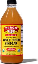 Bragg apple cider azijn - 473 ml - Voedingssupplement