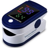 Buzzworldwide- Zuurstof saturatie meter inclusief batterijen - REALTIME HARTSLAG METING - Best getest - Zuurstofmeter vinger - Digitale vingertop pulse oximeter - Medische hulpmiddel - CE gecertificeerd & uitvoerig getest - Inclusief draagkoord