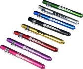 Penlight (blauw) - pupillampje - medisch ooglampje - dokterspen - LED ooglamp