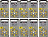 Rayovac Extra Hoorbatterijen 10 Geel 60 pack