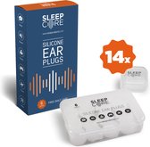 SleepCore® - 14x Slaap Oordopjes - Snurken - Slaapoordoppen - Zwem Oordoppen - Slapen - Geluidsoverlast - Sound Plugs - Anti Snurk - Slaaphulp - Geluid - Studeren - Gehoorbescherming - Earplugs - Lawaai - Waterdicht - Hoge demping Kneedbare Siliconen