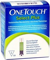 One Touch Select Plus teststrips 50 stuks