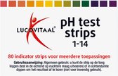 Lucovitaal - Zuur Base pH test strips - 80 stuks