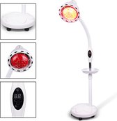 LIROMA.NL - 300Watt Infraroodlamp - Fibromyalgie - Pijnverlichting - Timer – Afstandsbediening - Lichttherapie - Collageen Lamp - Rood Licht Therapie