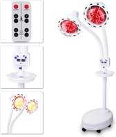 LIROMA.NL - 600Watt Infraroodlamp - Fibromyalgie - Pijnverlichting Spieren  - Timer - Hoogte Verstelbaar – Afstandsbediening – Collageen Lamp – Warmtelamp - Fibromyalgie - Infraroodtherapie - Rood Licht Therapie