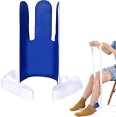 ComfiCare® Sokaantrekker - badstof - voor sokken en kousen - Blauw