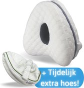 Lifetec Premium ® Ergo Knee - Orthopedisch  Kniekussen - Ergonomisch Beenkussen - Houding Correctie - Zijslaapkussen - Zijslaper - Rugklachten - Rugpijn - Heupklachten - Zijslaap Kussen Voor In Bed - Artrose