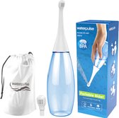 Peri Botlle - 450 ML - Blauw - Verlichting Postpartum - Mobiele bidet - Bidet Handdouche - Draagbare bidet - Yoni Douche - Kraamvrouw - Peri Fles - Vaginale douche