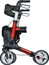 2020 Lichtgewicht Rollator 3.0, dubbel opvouwbaar (Fire-Red)