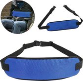 Allernieuwste Brede Luxe Rolstoelgordel - Veiligheidsriem voor Rolstoelen - Veilige Heupband voor Rolstoel Scooter Scootmobiel - Blauw - 169 x 12 cm