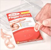 3PP Oval-8 vingerspalk - Splint - maten 6-7-8 (M) - voor stabiele en comfortabele ondersteuning van de vinger