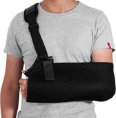 WiseGoods Mitella Schouder Universeel - Sling Arm - Immobiliser Elleboog en Pols - Schouderletsel - Zwart