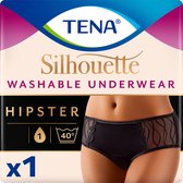 TENA Silhouette Noir - Hipster - wasbaar absorberend ondergoed - incontinentie - S, M, L, XL