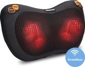 Lifeproducts Draadloos Shiatsu Massagekussen | Massageapparaat met Verwarming