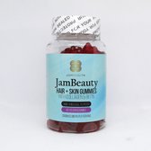 JamBeauty huid haar nagels supplement - haarvitamines met biotine & collageen - hair gummies - 60 vegan hair gummy bears -  bosvruchten smaak snoepjes tegen haaruitval - Biotine gummies - Vitamines & mineralen - zink & selenium